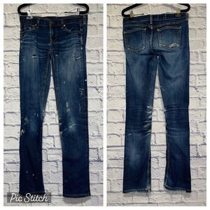 J.Crew matchstick jeans distressed